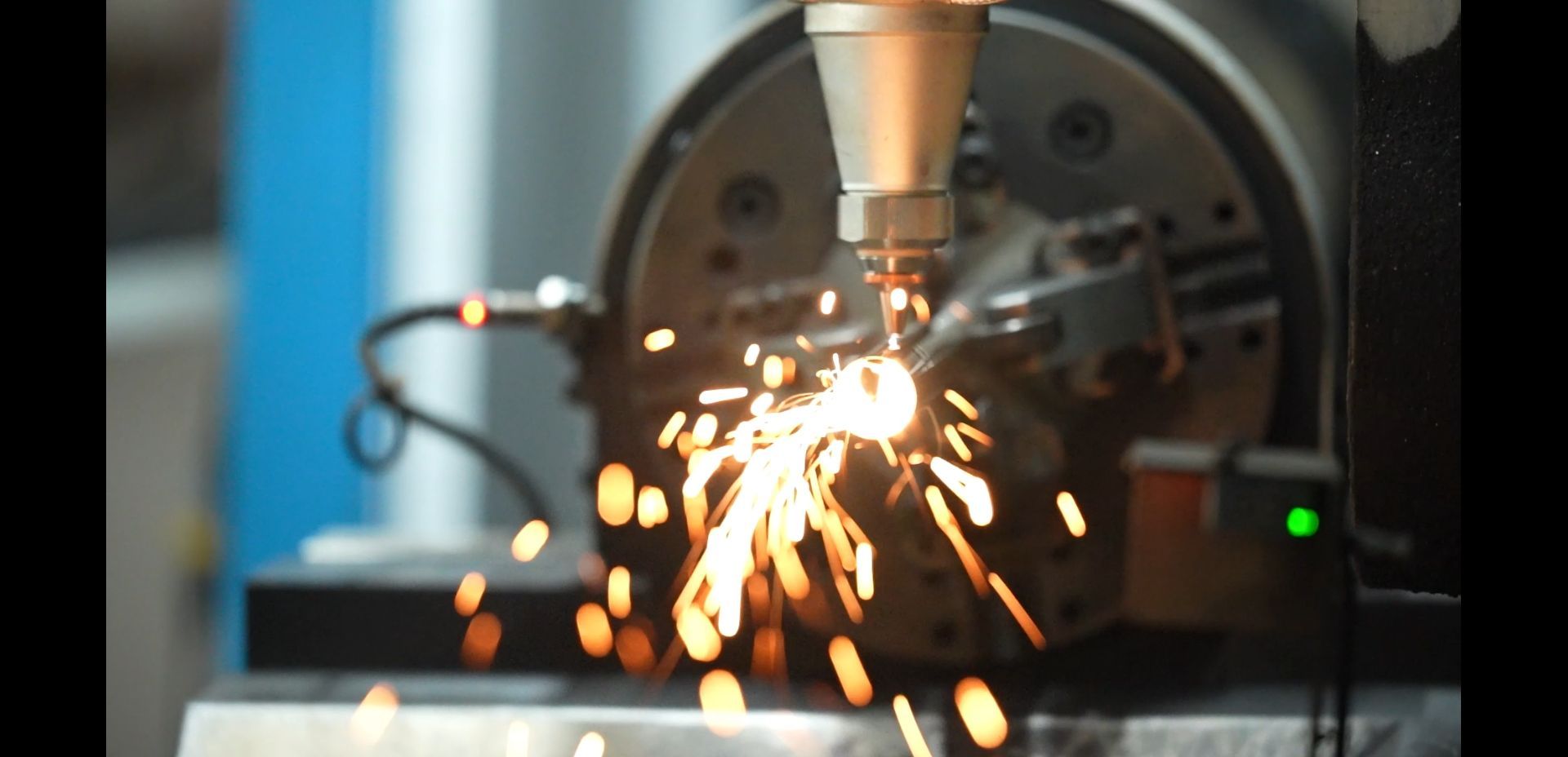 AussieSteel automated laser welding system in operation, showcasing precision stainless steel fabrication capabilities