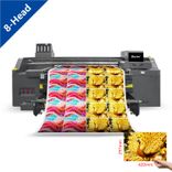 Baosiwei JW-1908 ECO 8-head eco solvent belt printer for high-speed leather printing with vibrant colors and stable output